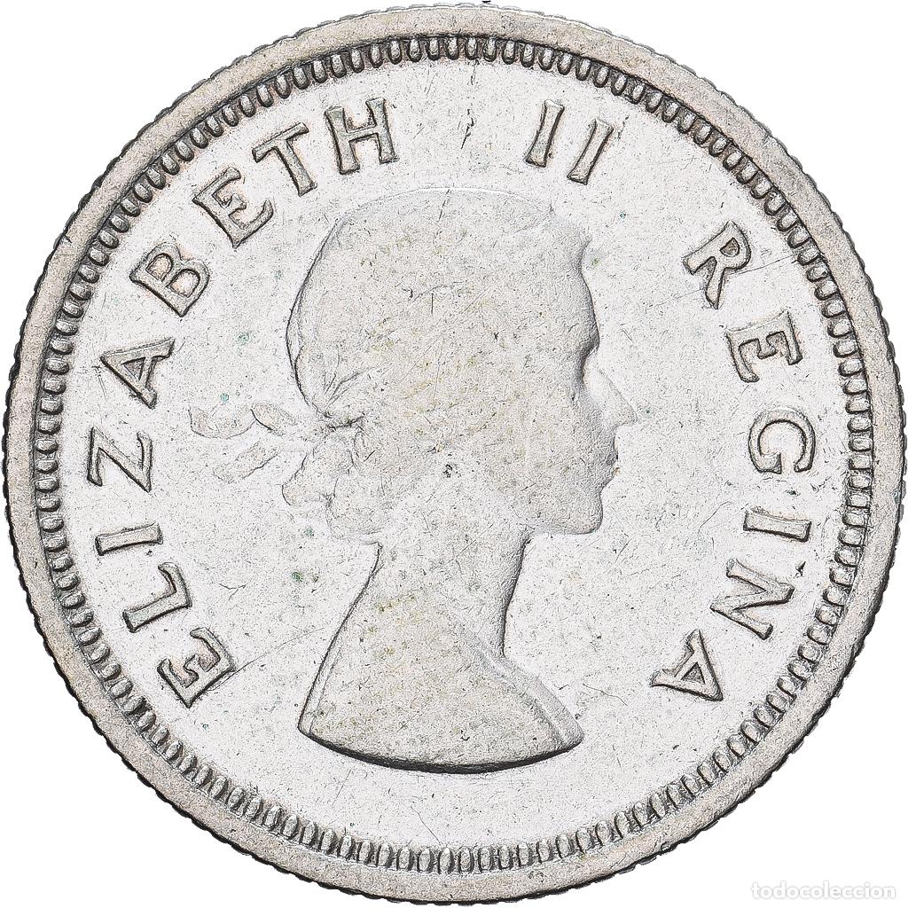Monedas antiguas de &Aacute;frica: [#1520044] Sud&aacute;frica, Elizabeth II, Shilling, 1956, Plata, MBC, KM:49