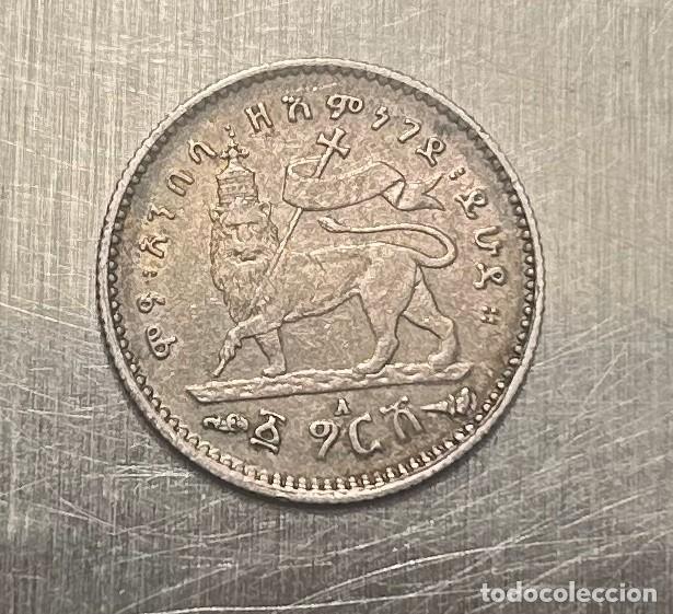 Moedas antigas de &Aacute;frica: GERSH 1903 ETIOPIA PLATA