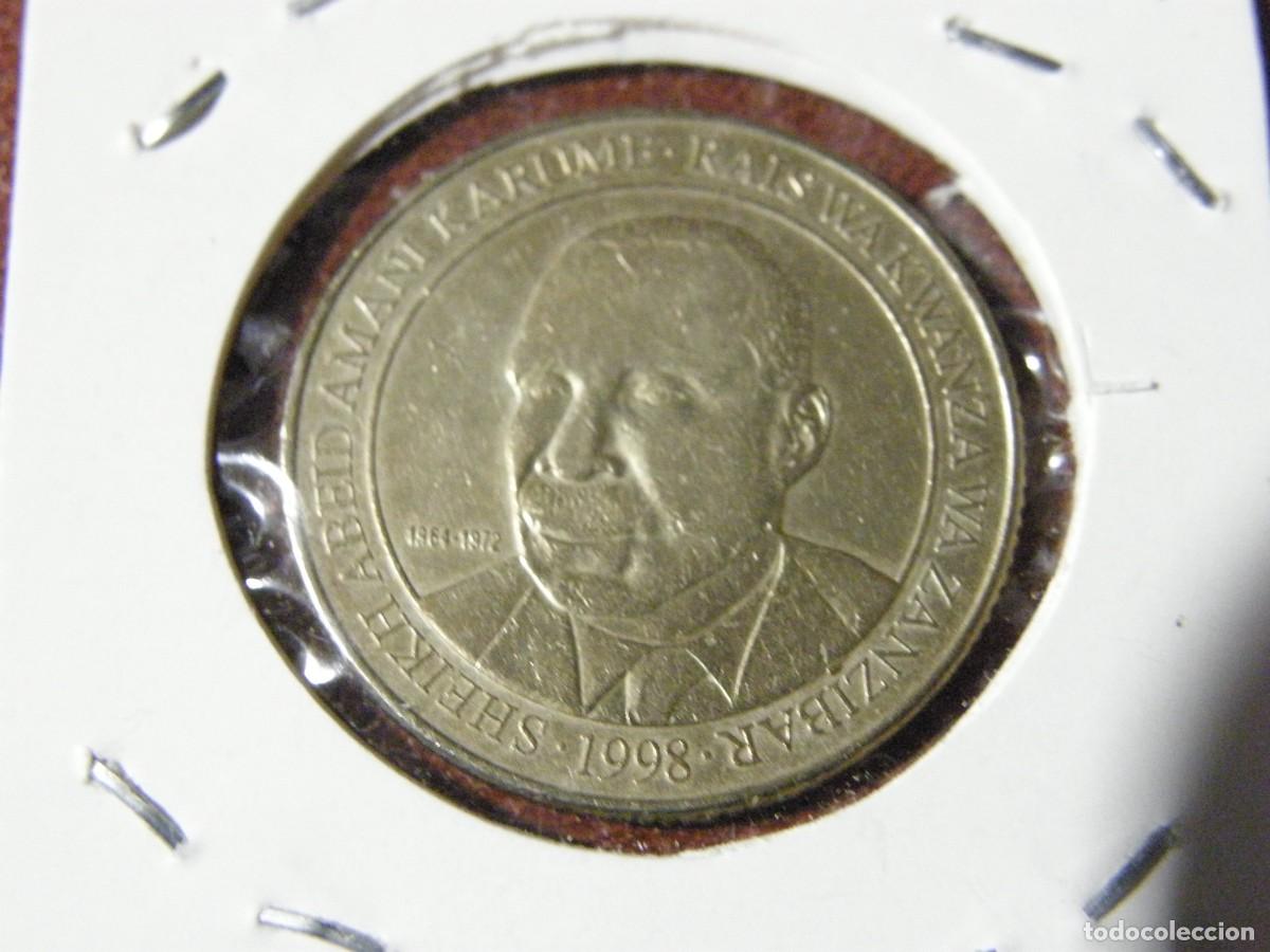 Alte M&uuml;nzen aus Afrika: MONEDA DE 200 SHILINGI DE ZANZIBAR 1998