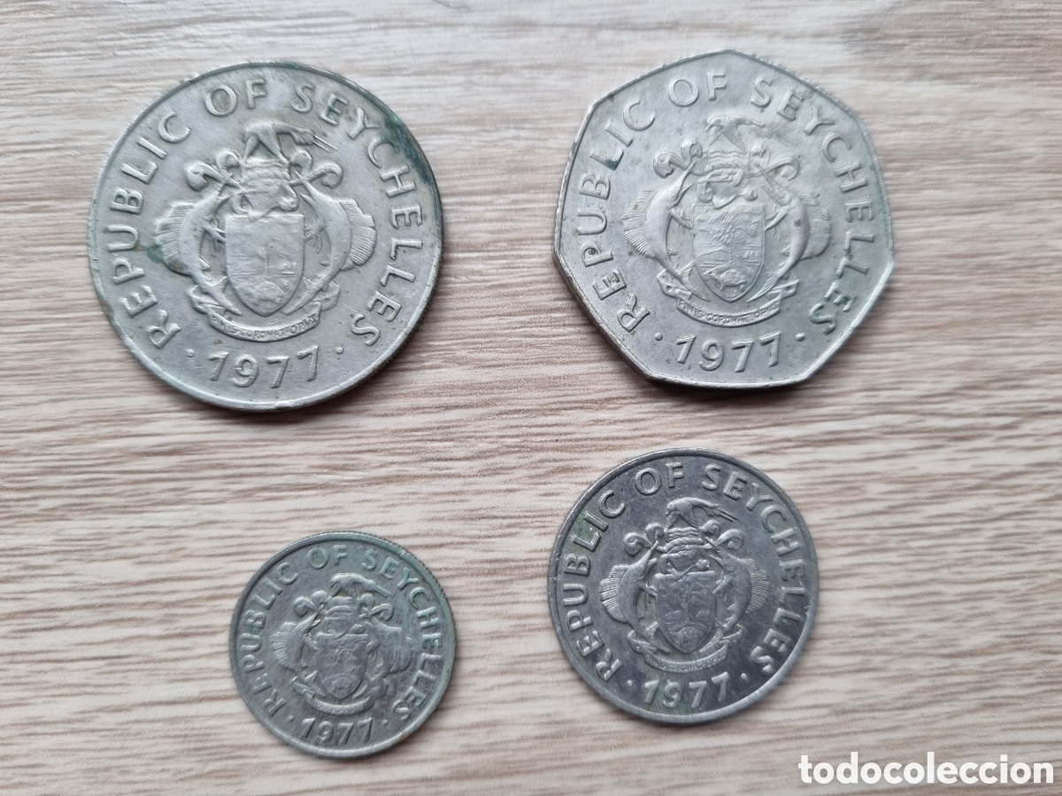 Monedas antiguas de &Aacute;frica: Monedas Seychelles. 1977 - Foto 1