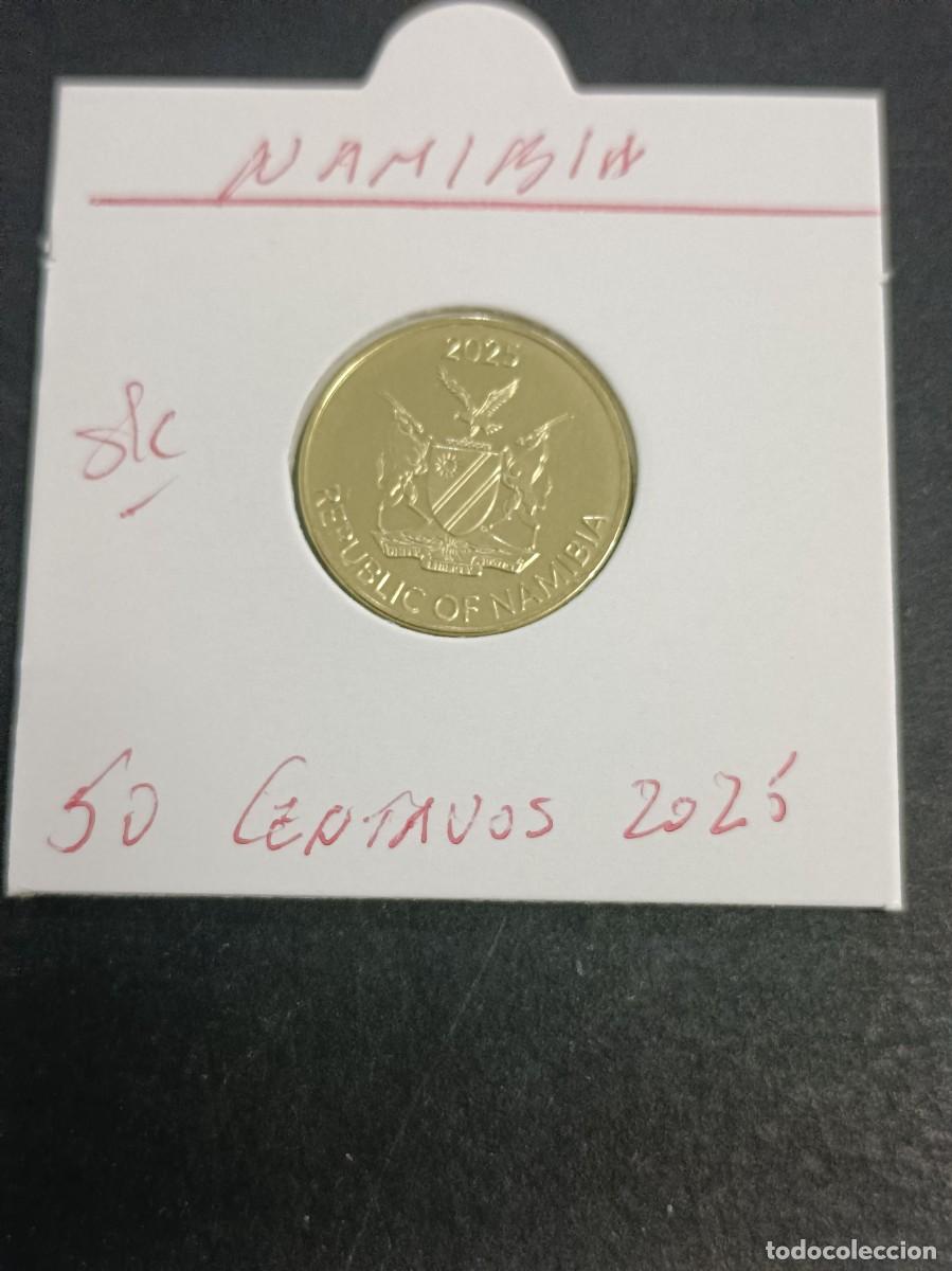 Monedas antiguas de &Aacute;frica: NAMIBIA 50 CENTIMOS 2025 S/C - Foto 1