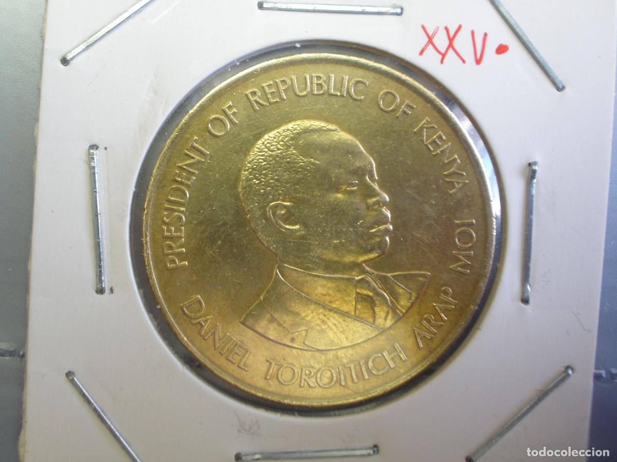 Alte M&uuml;nzen aus Afrika: REPUBLIC OF KENYA - 10 CENTS - 1991
