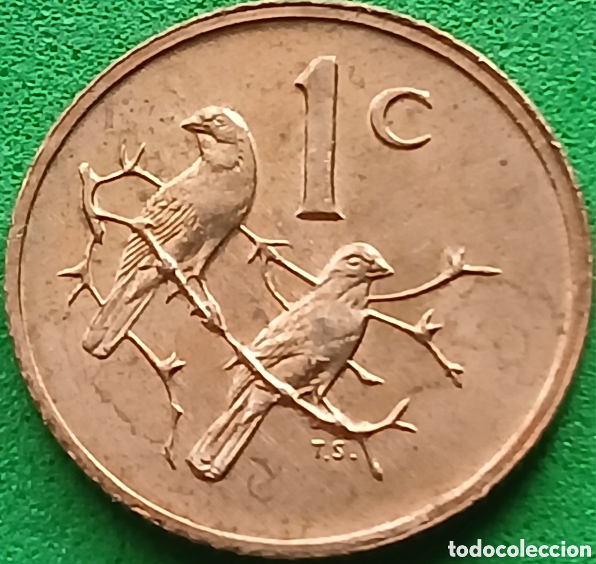 Monedas antiguas de &Aacute;frica: Suid &Aacute;frika 1 cent 1979 km#98 N.J.Diederichs