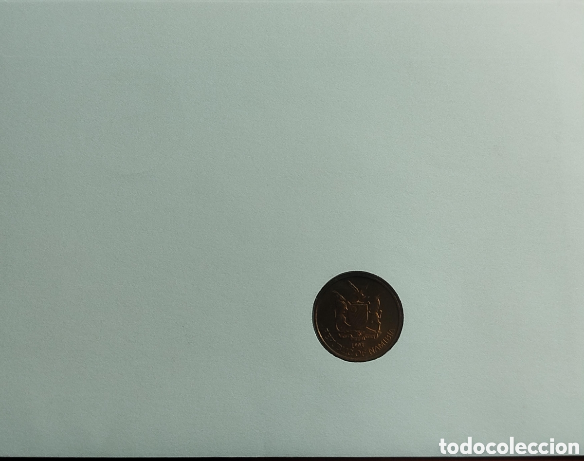 Monedas antiguas de &Aacute;frica: Sobre Numism&aacute;tico Namibia 1994 - Foto 3