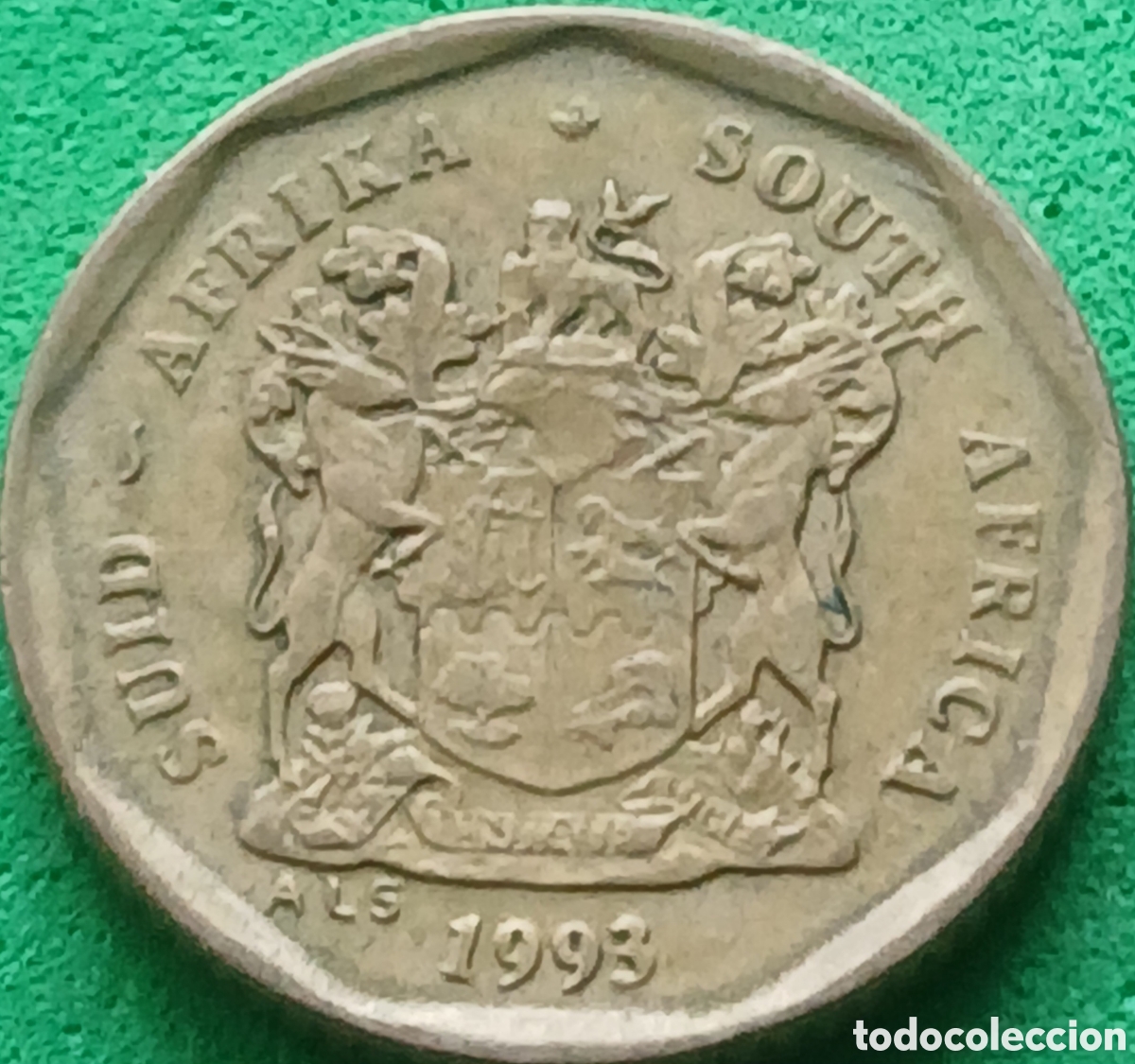 Monedas antiguas de &Aacute;frica: Suid &Aacute;frika 10 cents 1993 km#135