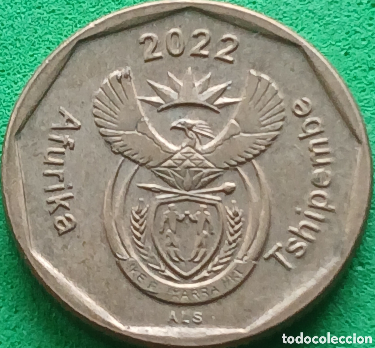 Monedas antiguas de &Aacute;frica: Afurika Tshipembe 20 cents 2022 km#466 ( SET) RARA!