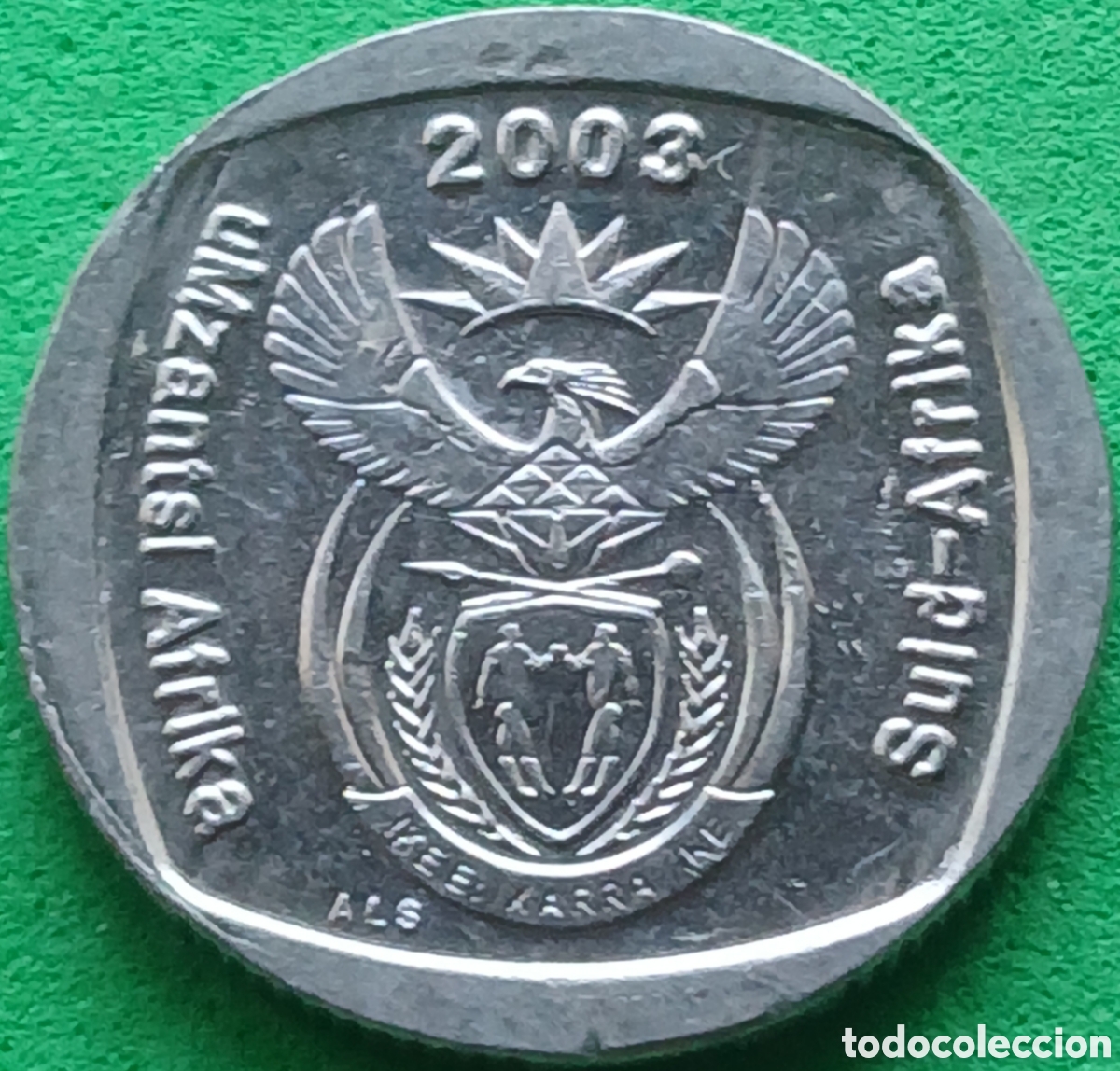 Monedas antiguas de &Aacute;frica: Umzantsi &Aacute;frika 1 rand 2003 km#332