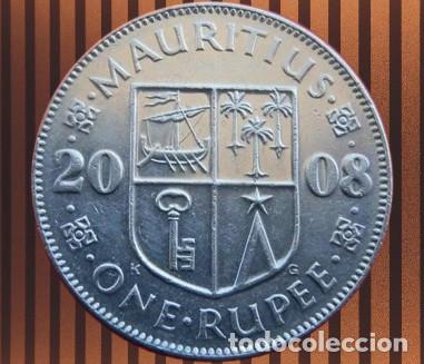 Monedas antiguas de &Aacute;frica: 1 RUPEE 2008 MAURITIUS - Foto 2