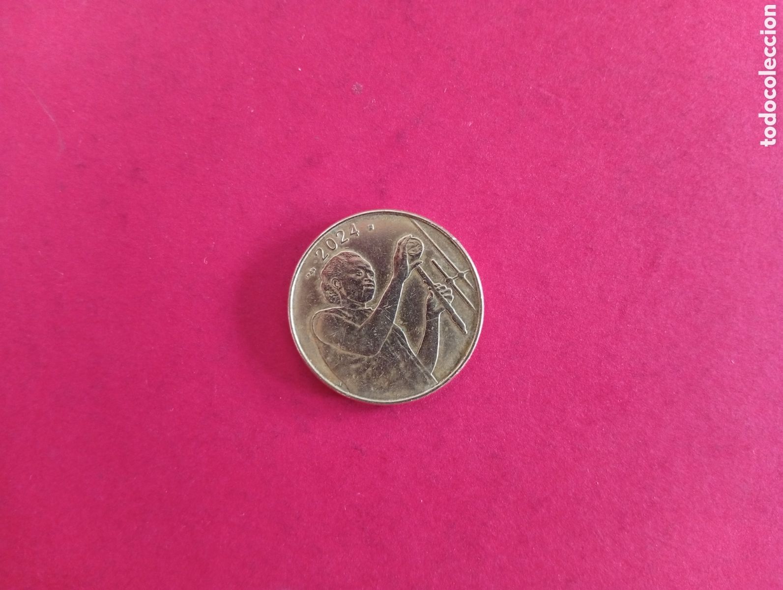 Monedas antiguas de &Aacute;frica: 25 francos &Aacute;frica Oeste 2024