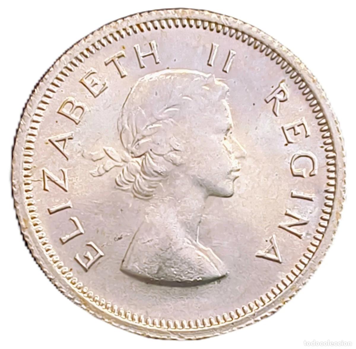 Monedas antiguas de &Aacute;frica: 6 Pence 1960 Sud&aacute;frica SC/USC