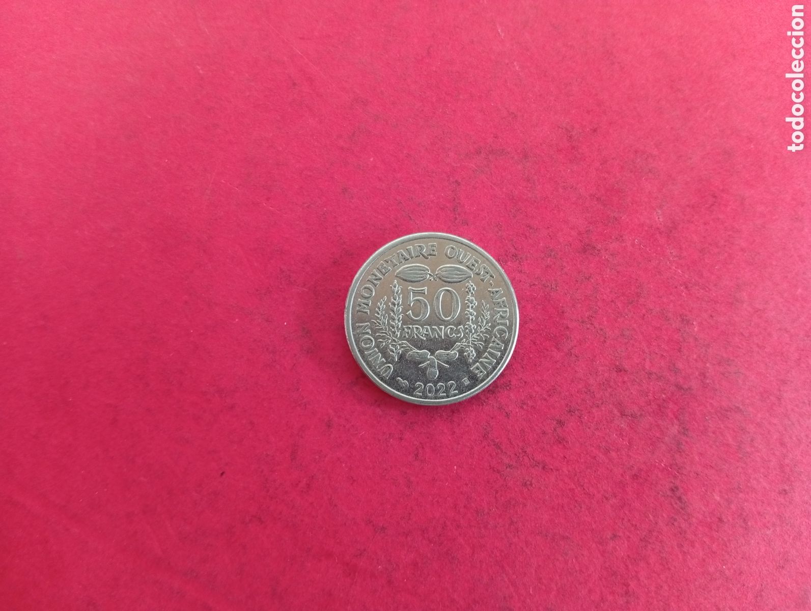 Monedas antiguas de &Aacute;frica: 50 francos &Aacute;frica Oeste 2022