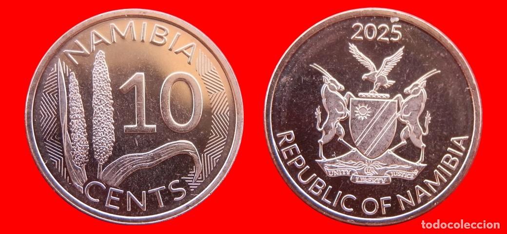 Monedas antiguas de &Aacute;frica: 10 CENTAVOS 2025 SIN CIRCULAR NAMIBIA-8720SC