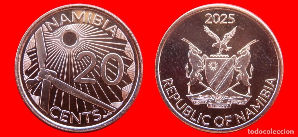 Monedas antiguas de &Aacute;frica: 20 CENTAVOS 2025 SIN CIRCULAR NAMIBIA-8721SC