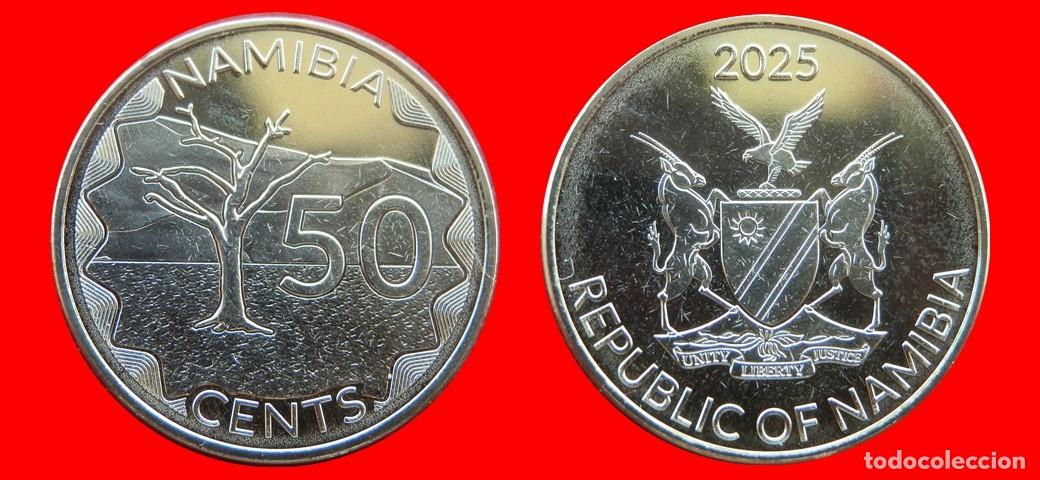 Monedas antiguas de &Aacute;frica: 50 CENTAVOS 2025 SIN CIRCULAR NAMIBIA-8722SC