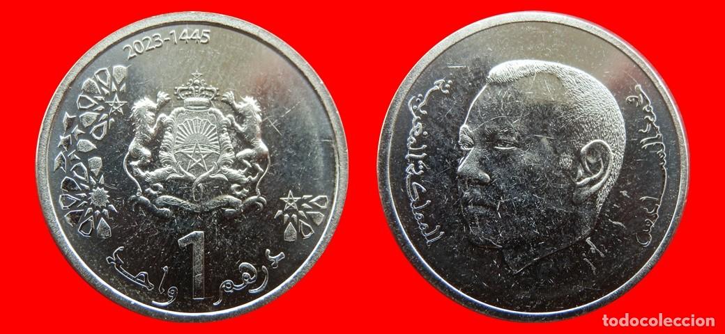Monedas antiguas de &Aacute;frica: 1 DIRHAM 2023 SIN CIRCULAR MARRUECOS-8882SC