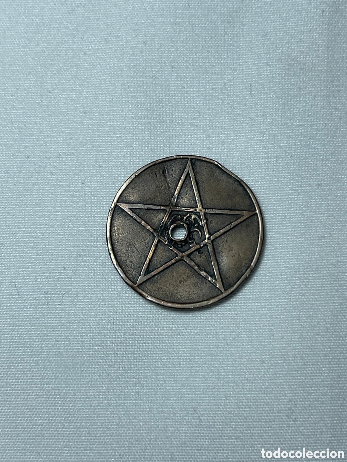 Monedas antiguas de &Aacute;frica: Marruecos 5 Mazunas 1912 AH 1330 Yusuf moneda antigua