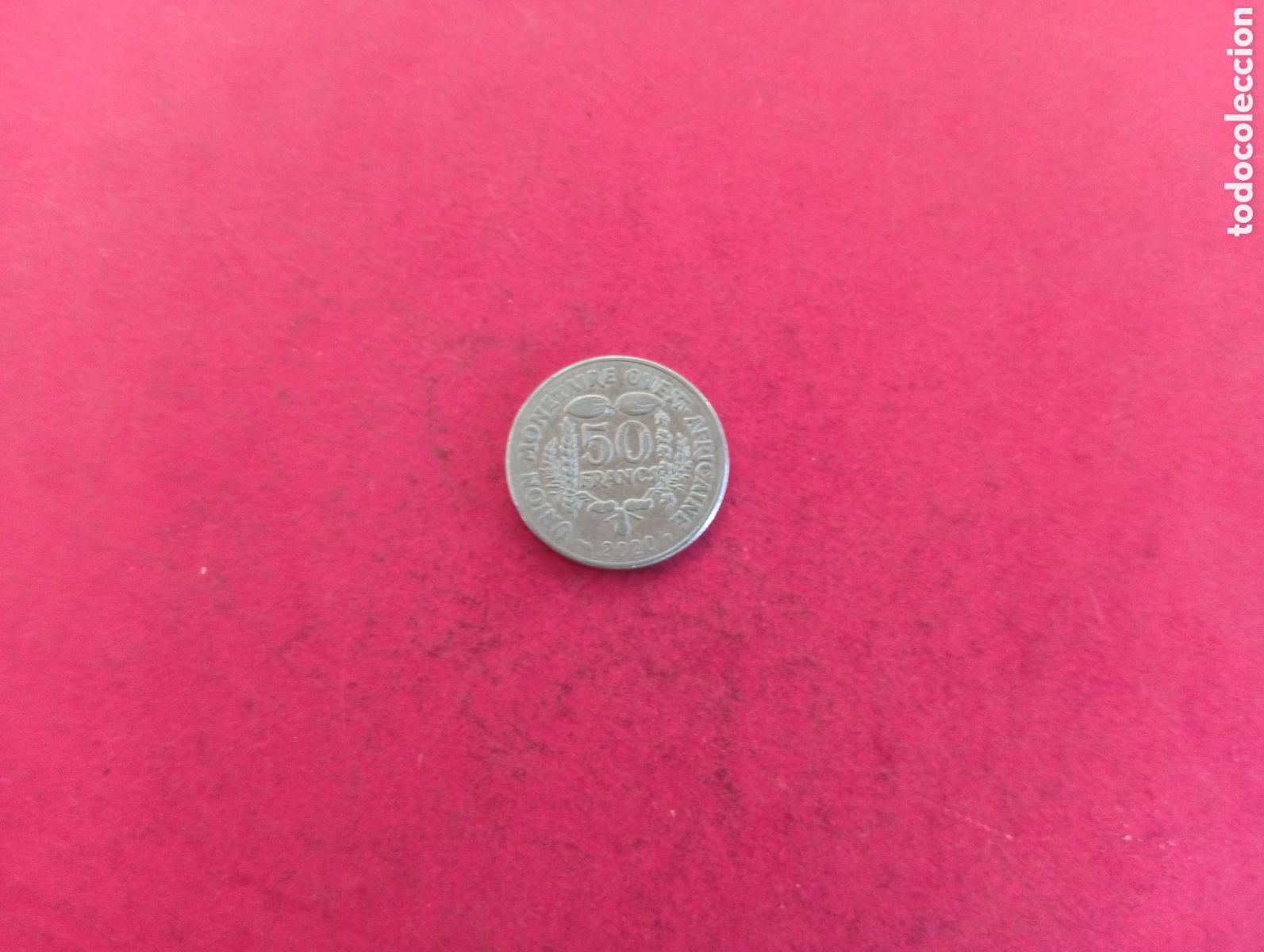 Monedas antiguas de &Aacute;frica: 50 francos &Aacute;frica Oeste 2020