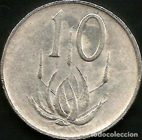 Monedas antiguas de &Aacute;frica: SUDAFRICA 1965 - 10 CENTS - KM 68.1 - CIRCULADA
