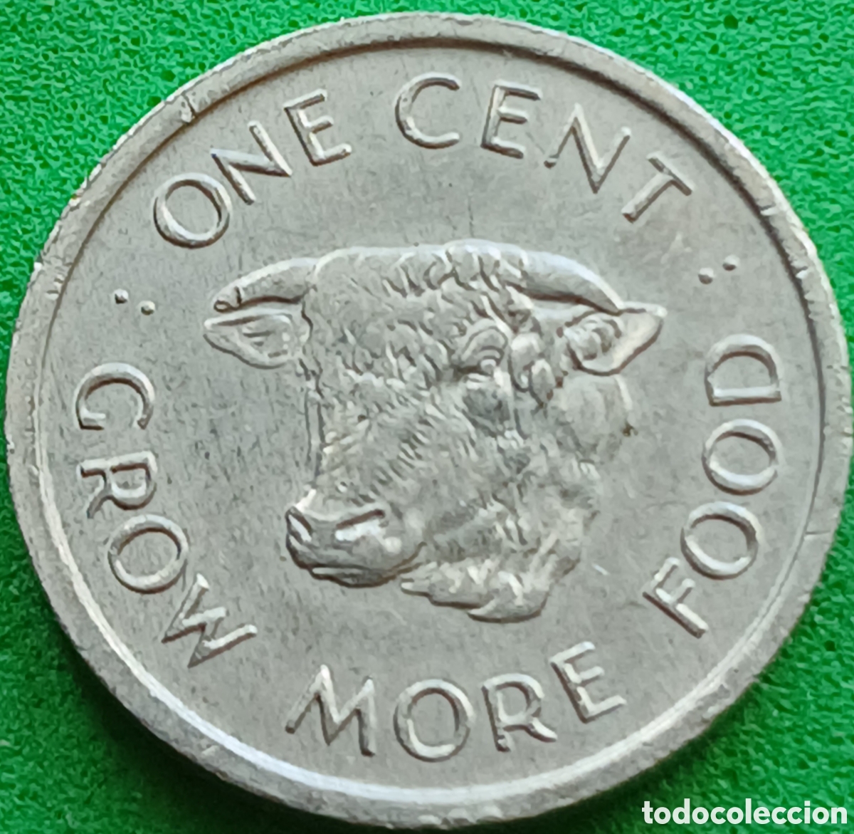 Alte M&uuml;nzen aus Afrika: Seychelles one cent 1972 km#17 FAO