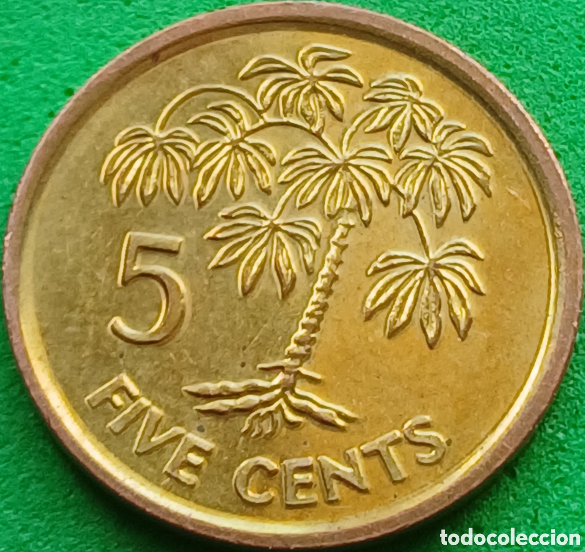 Moedas antigas de &Aacute;frica: Seychelles 5 cents 2010 km#47a