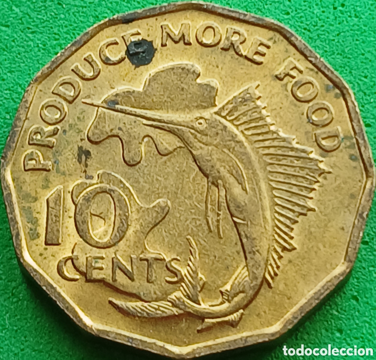 Monete antiche di Africa: Seychelles 10 cents 1977 km#32 FAO