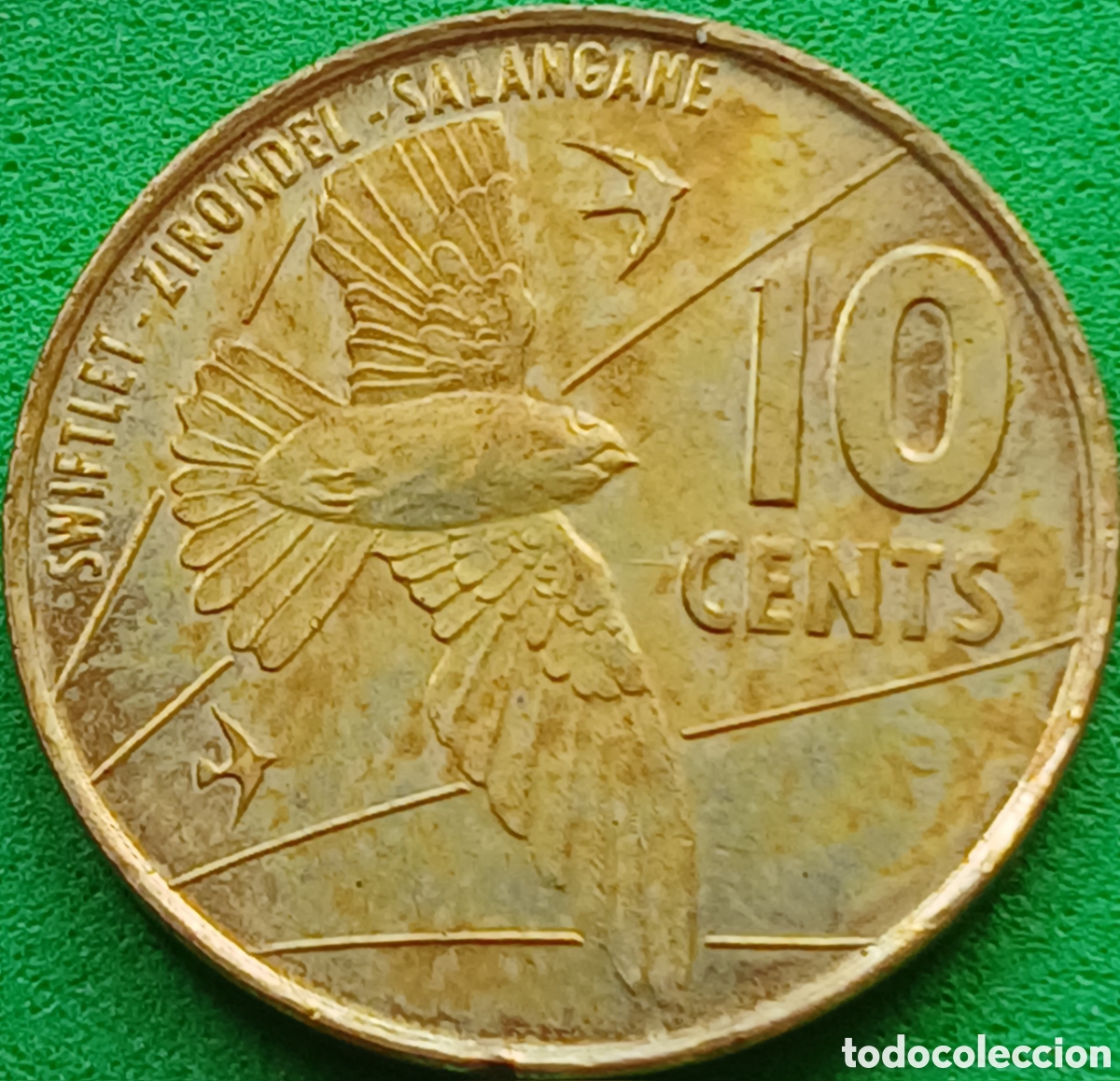 Alte M&uuml;nzen aus Afrika: Seychelles 10 cents 2016 UC#6