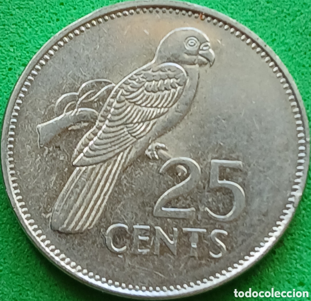 Alte M&uuml;nzen aus Afrika: Seychelles 25 cents 1997 km#49a