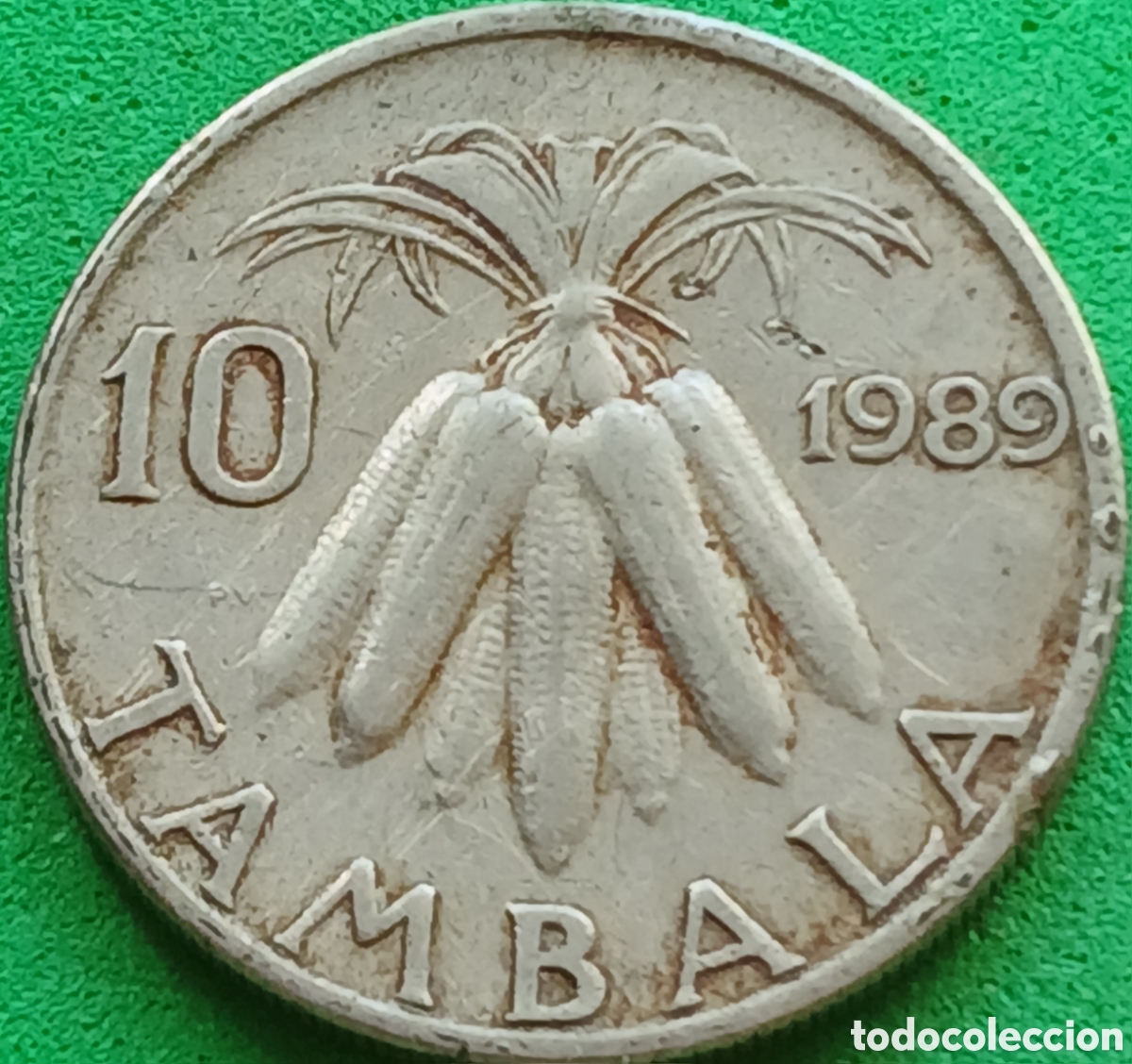 Monedas antiguas de &Aacute;frica: Malawi 10 tambala 1989 km#10a magn&eacute;tica