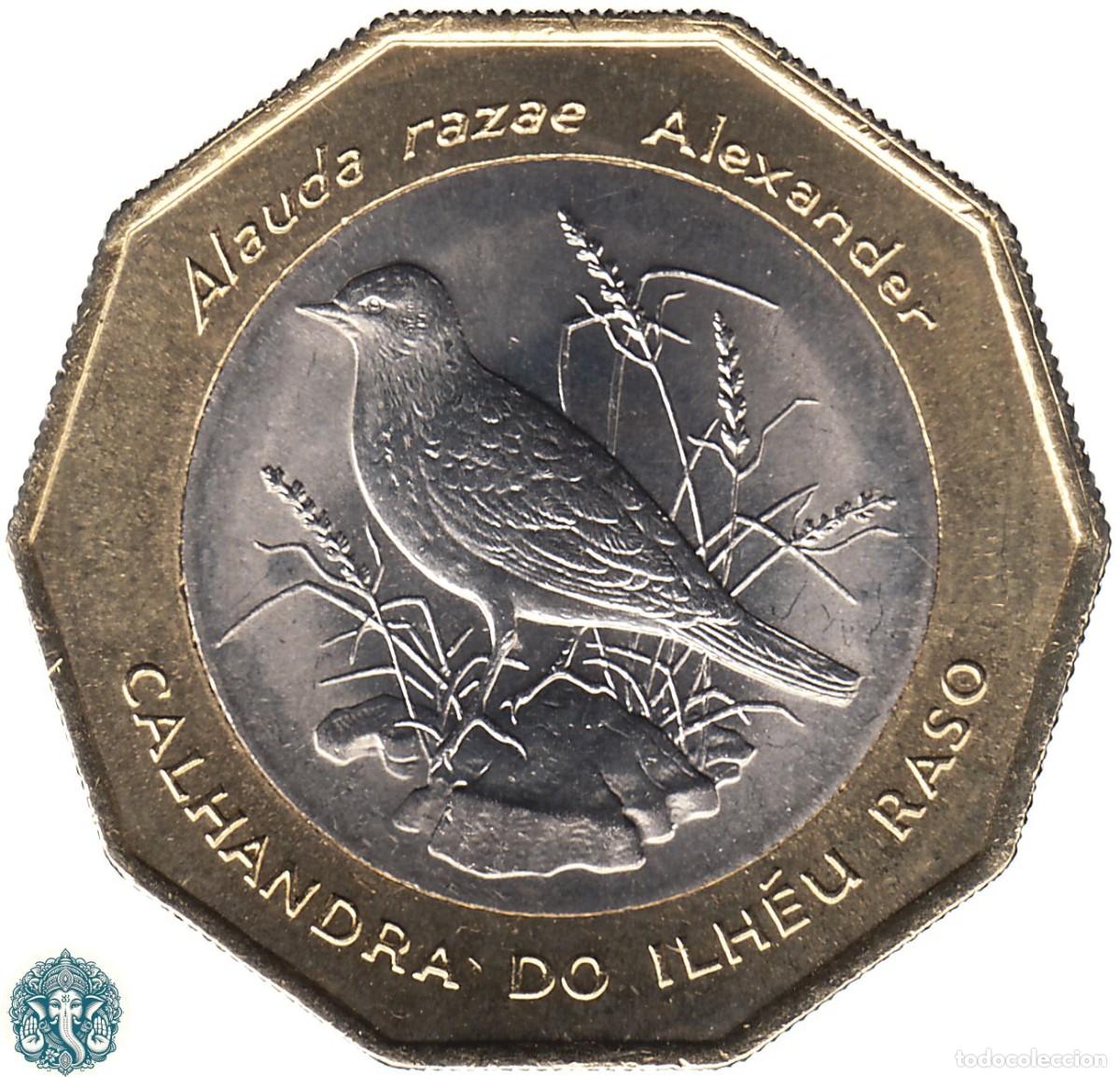 Monedas antiguas de &Aacute;frica: CABO VERDE 100 Escudos 1994 Alondra de Raso KM#39 bimet&aacute;lica 10,80g