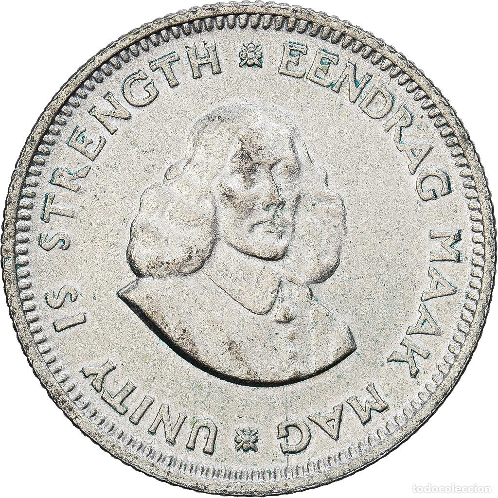Monedas antiguas de &Aacute;frica: [#1167274] Moneda, Sud&aacute;frica, 5 Cents, 1963, BC+, Plata, KM:59