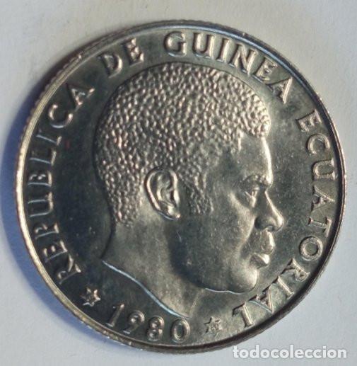 Monedas antiguas de &Aacute;frica: GUINEA ECUATORIAL - 5 BIPKWELE 1980 ESTRELLAS 19-80