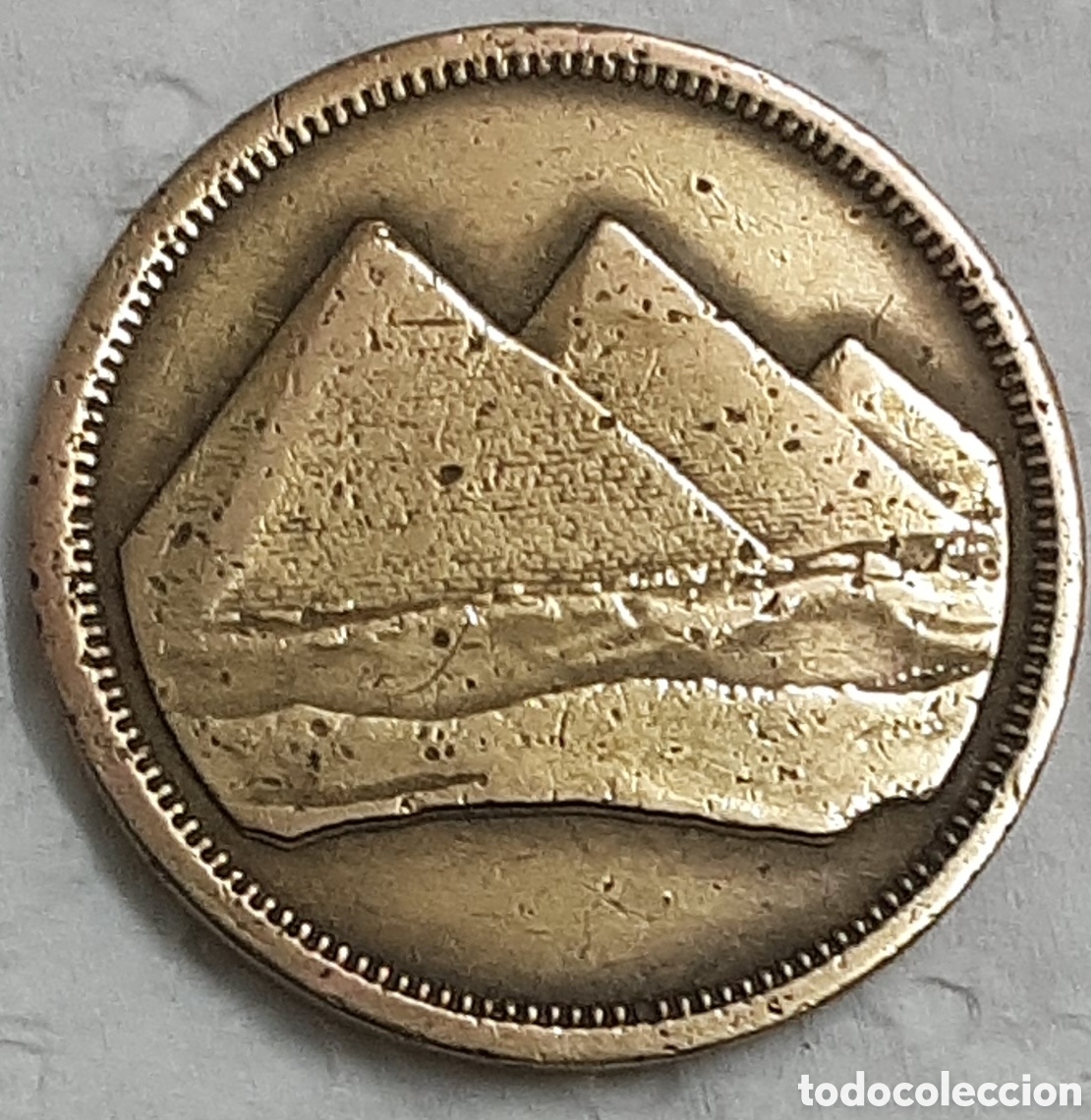 Monedas antiguas de &Aacute;frica: Moneda egipcia cobre antigua