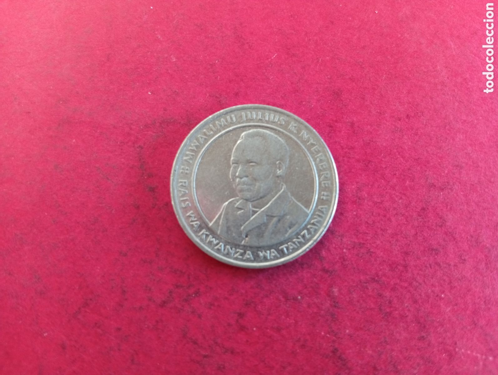 Monedas antiguas de &Aacute;frica: 10 chelines de Tanzania 1992