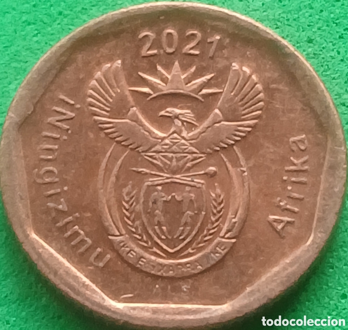 Monedas antiguas de &Aacute;frica: Iningizimu &Aacute;frika 10 cents 2021 UC#45