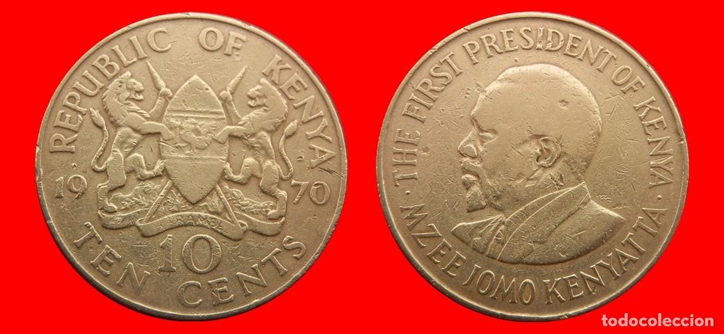 Monedas antiguas de &Aacute;frica: 10 CENTAVOS 1970 KENIA KENYA-143559