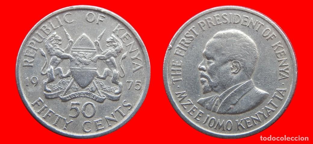 Monedas antiguas de &Aacute;frica: 50 CENTAVOS 1975 KENIA KENYA-143561