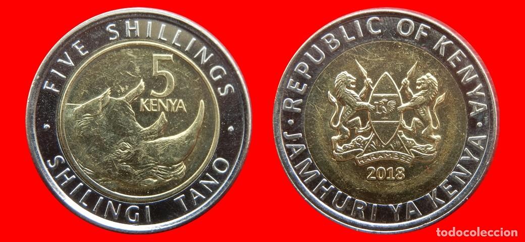 Monedas antiguas de &Aacute;frica: 5 SHILLINGS CHELINES 2018 KENIA KENYA-143565