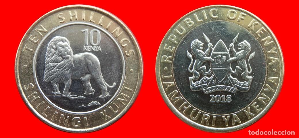 Monedas antiguas de &Aacute;frica: 10 SHILLINGS CHELINES 2018 KENIA KENYA-143566