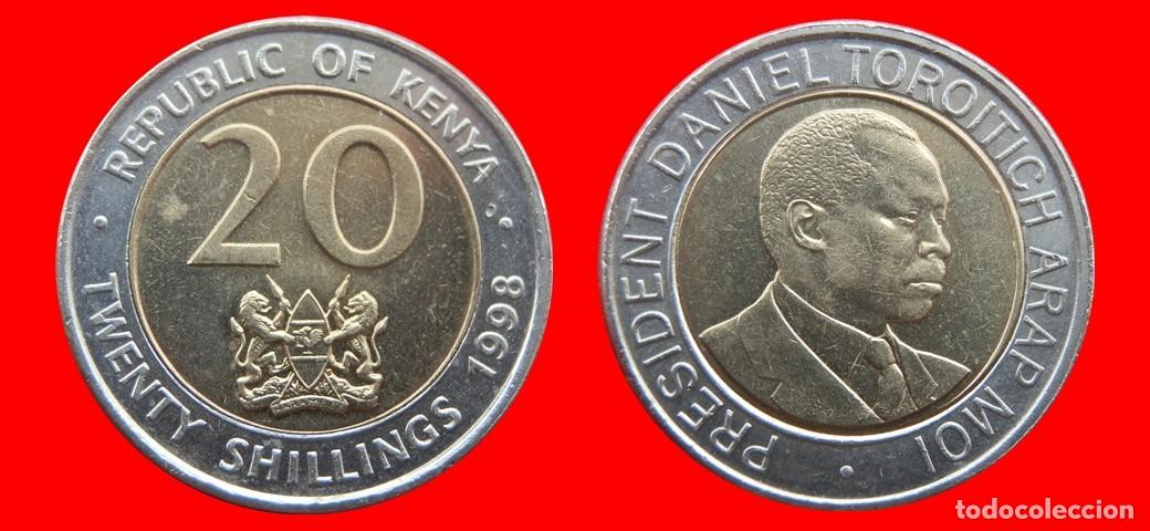 Monedas antiguas de &Aacute;frica: 20 SHILLINGS CHELINES 1998 KENIA KENYA-143567
