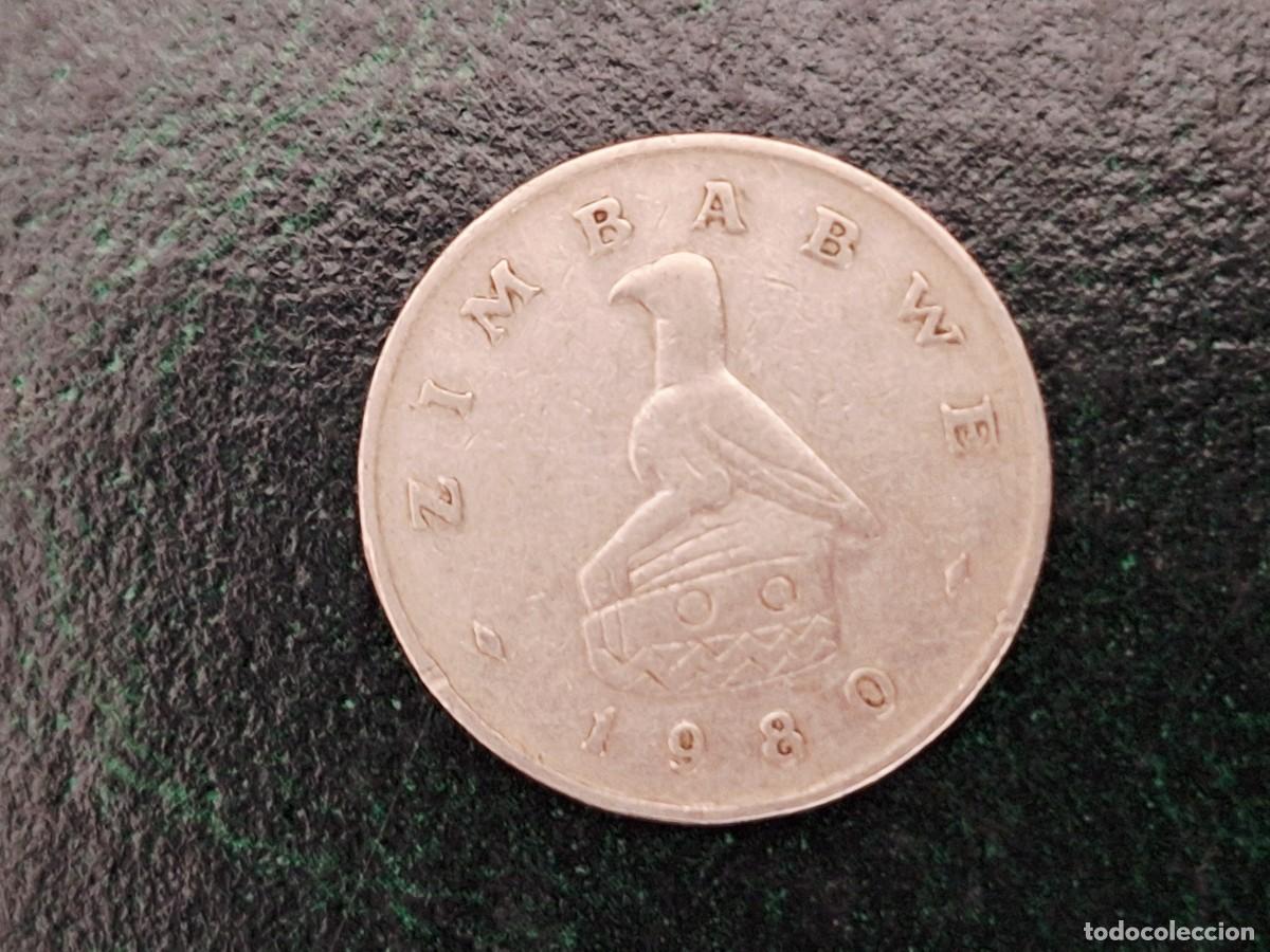 Monedas antiguas de &Aacute;frica: MONEDA ZIMBABUE 10 CENTAVOS 1980 M_3