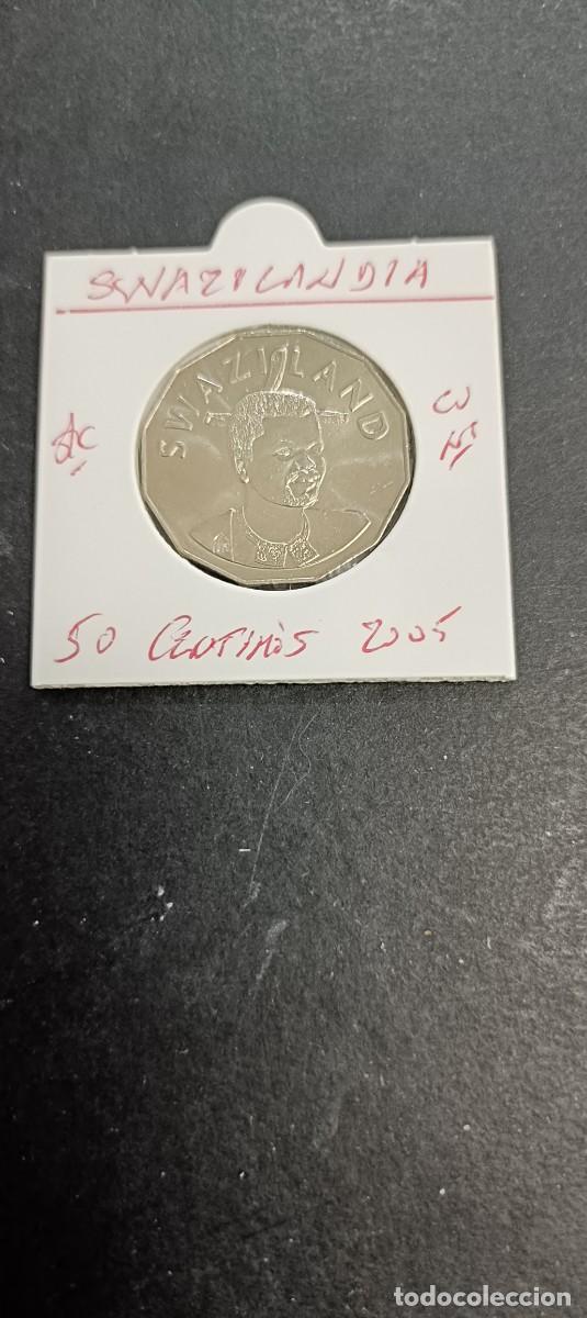 Monedas antiguas de &Aacute;frica: SWAZILANDIA 50 CENTIMOS 2005 S/C KM=52 (CUPRONIQUEL)
