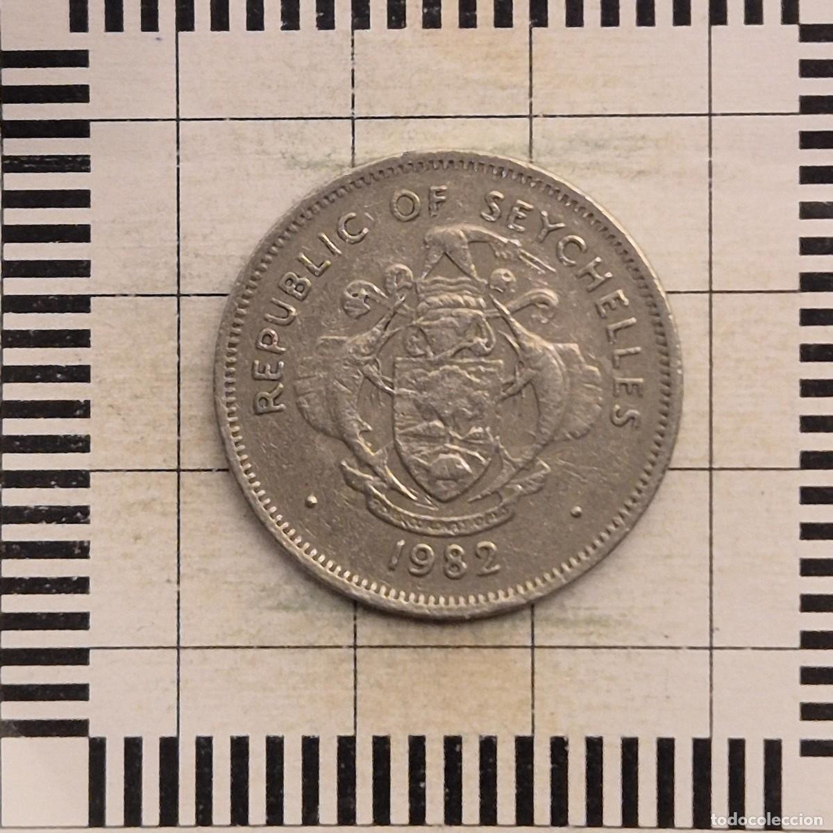 Monedas antiguas de &Aacute;frica: 1 RUPIA, SEYCHELLES. 1982. (KM#50.1).