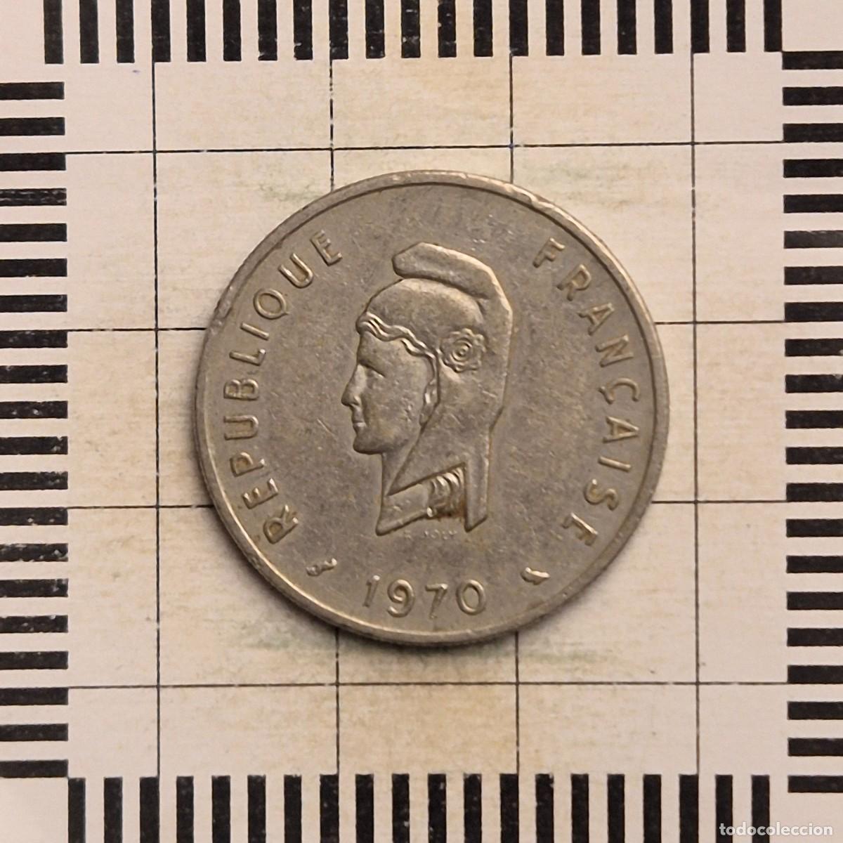 Monedas antiguas de &Aacute;frica: 50 FRANCOS, AFARS E ISSAS. 1970. (KM#18).