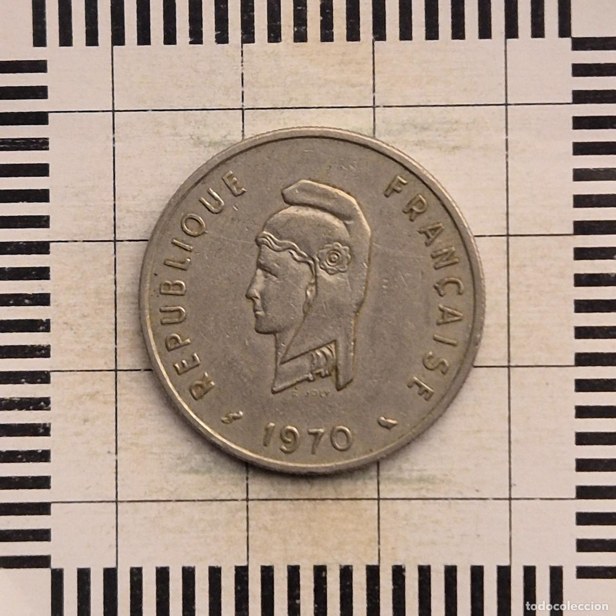 Monedas antiguas de &Aacute;frica: 50 FRANCOS, AFARS E ISSAS. 1970. (KM#18).