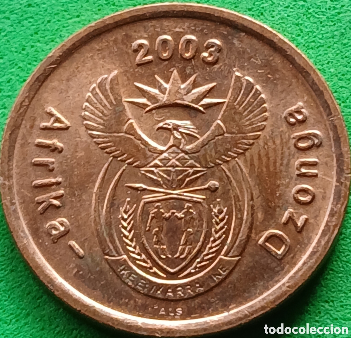 Monedas antiguas de &Aacute;frica: Afrika Dzonga 5 cents 2003 km#324