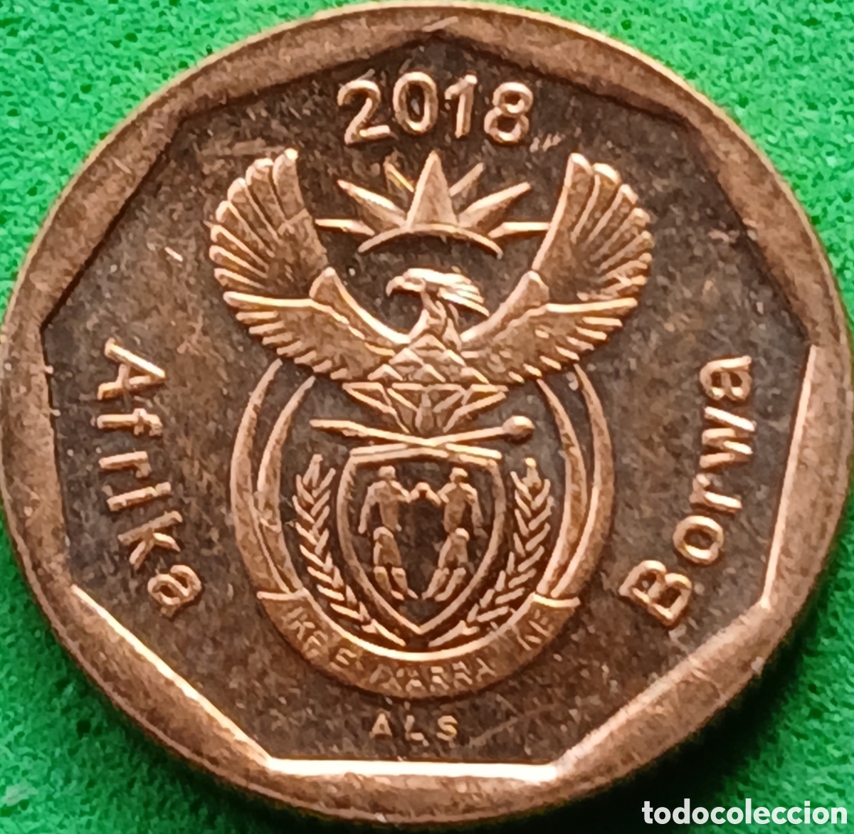 Monedas antiguas de &Aacute;frica: Afrika Borwa 10 cents 2018 UC#28