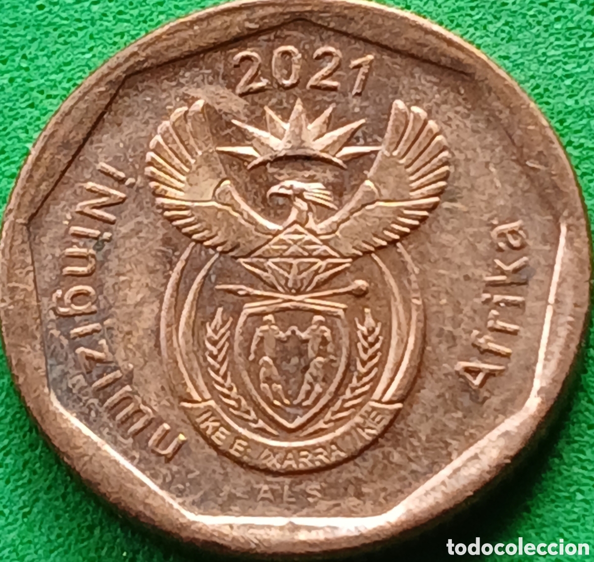 Monedas antiguas de &Aacute;frica: Iningizimu &Aacute;frika 10 cents 2021 UC#45
