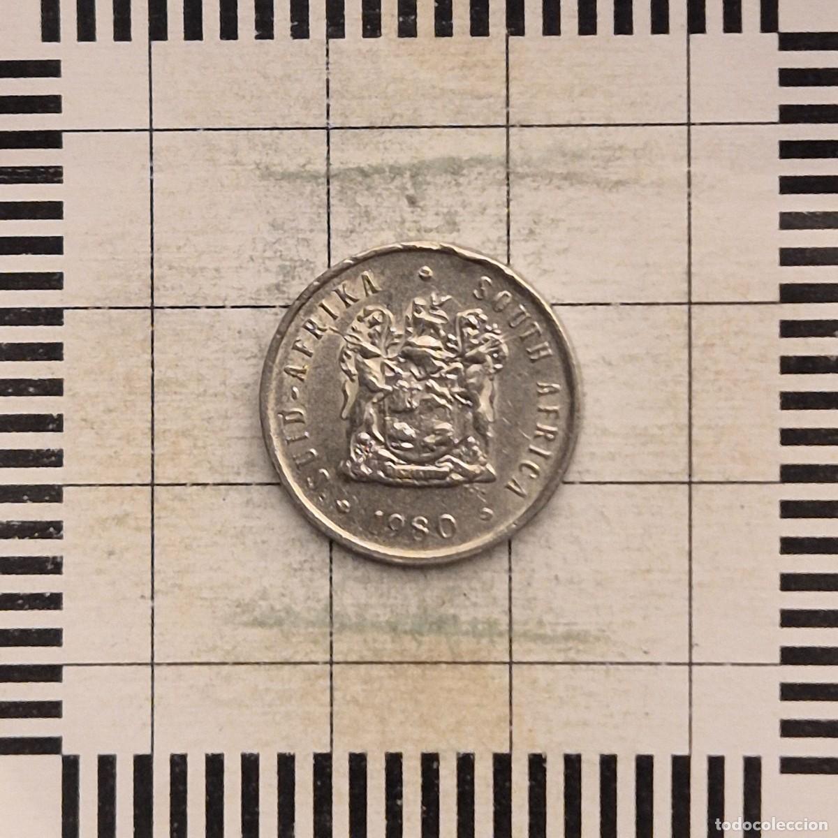 Monedas antiguas de &Aacute;frica: 5 CENTS, SUDAFRICA. 1980. (KM#84).