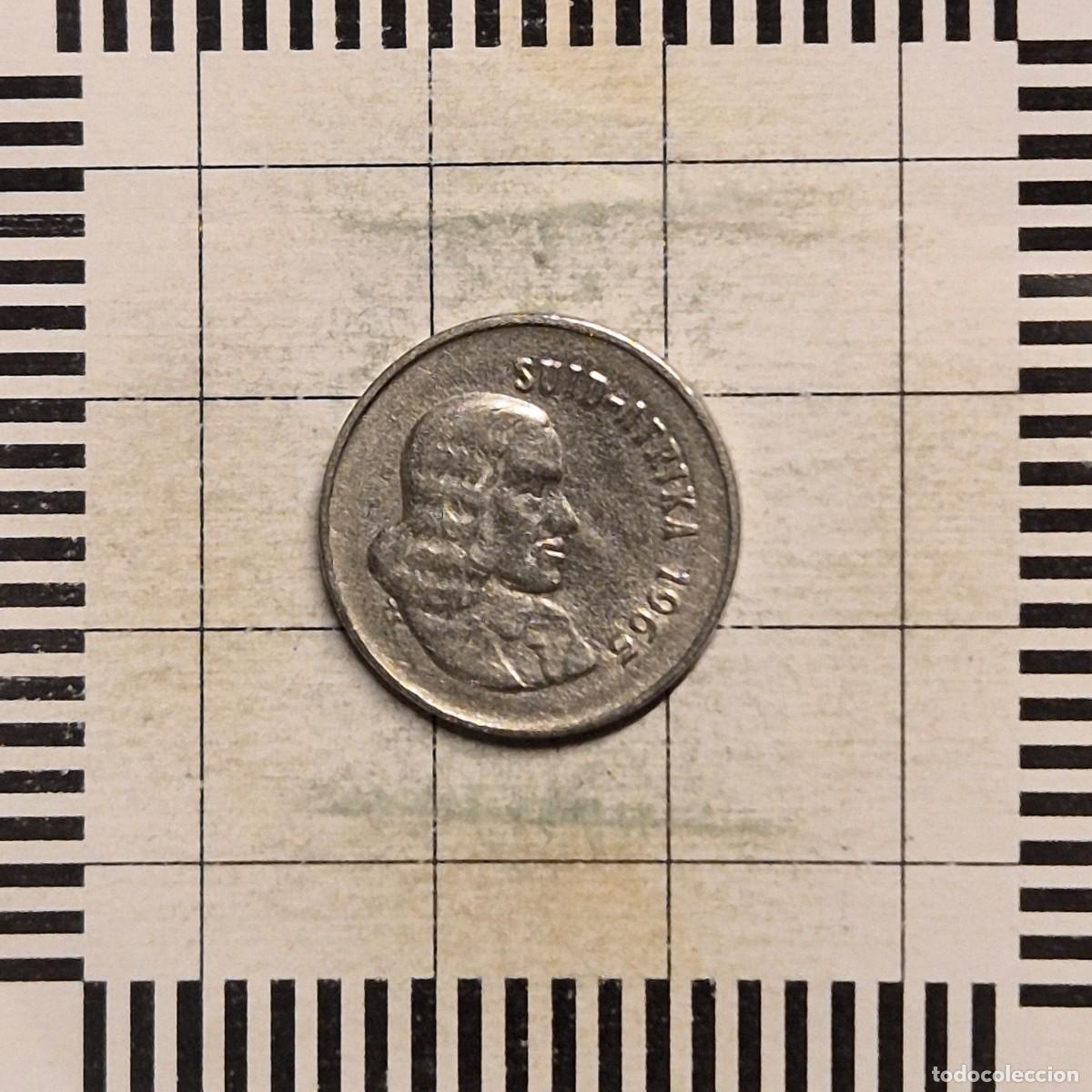 Monedas antiguas de &Aacute;frica: 5 CENTS, SUDAFRICA. 1965. (KM#67.2).