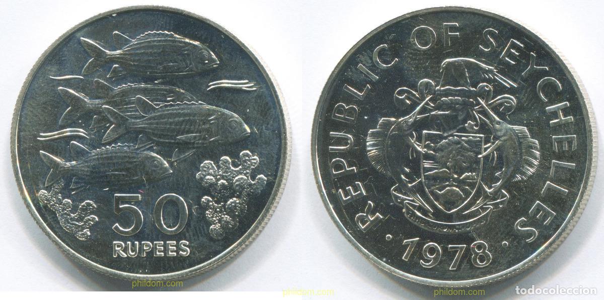 Monedas antiguas de &Aacute;frica: 3004 SEYCHELLES 1978 SEYCHELLES 50 RUPEES 1978